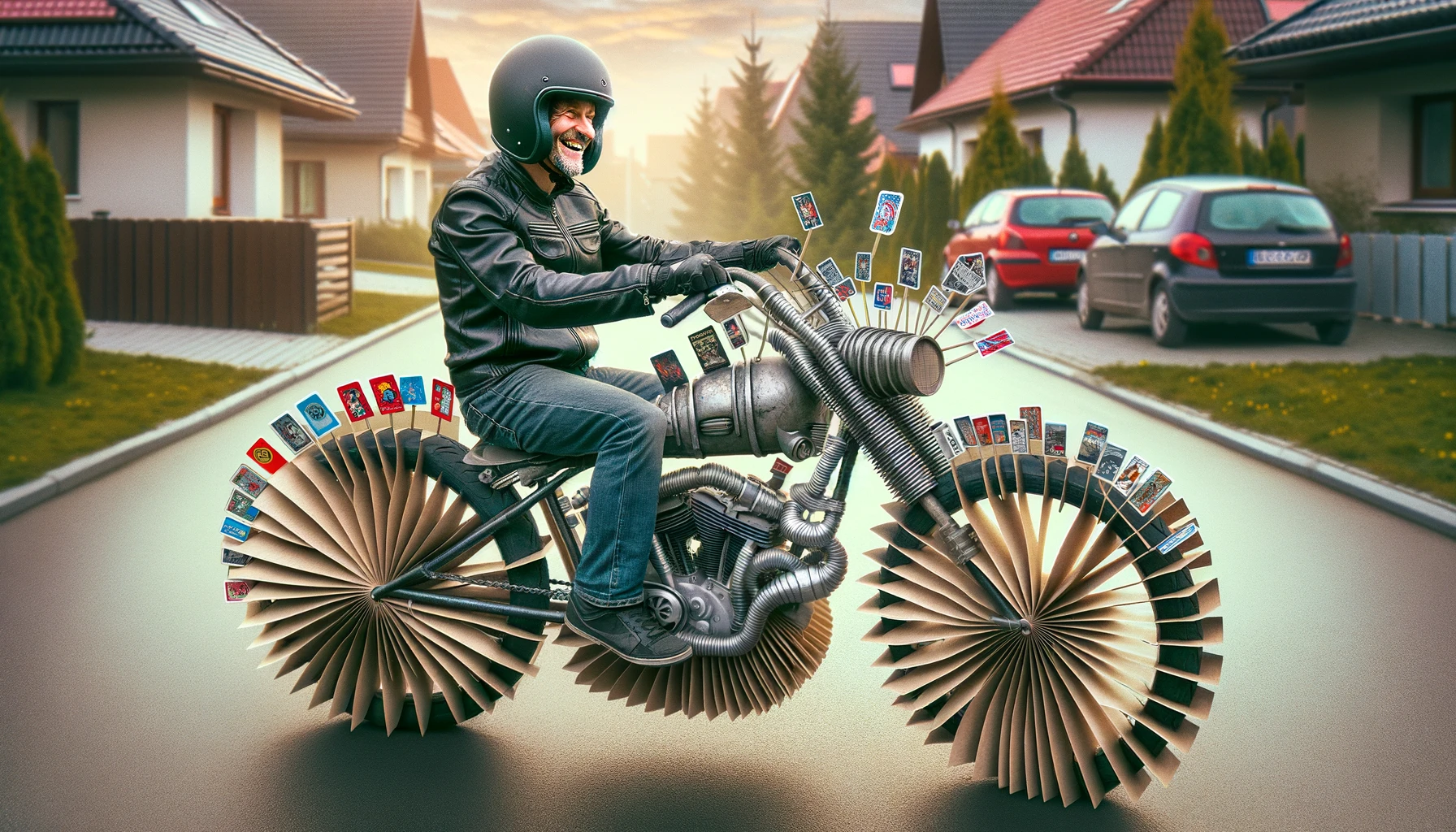 How To Make A Bicycle Sound Like A Motorcycle - Crazy Cyclists