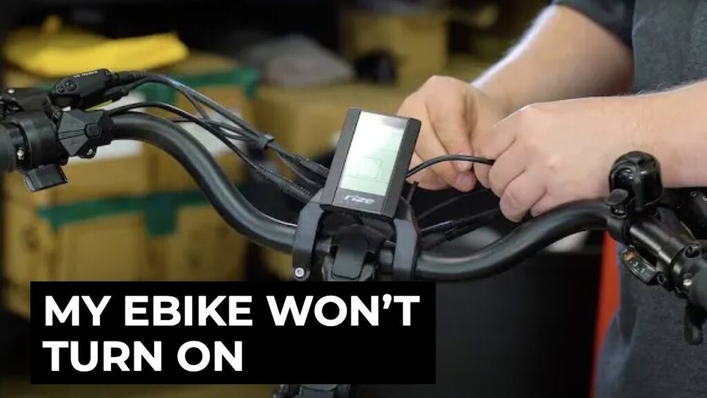 What to Do When Electric Bike Won'T Turn on