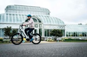 E-bike charging stations in urban areas